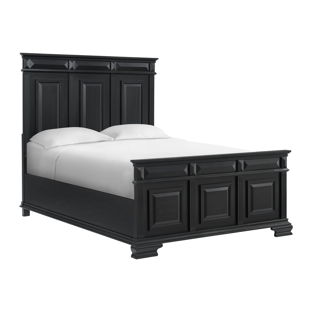 Bridgestone Queen Panel 5Pc Bedroom Set In Black