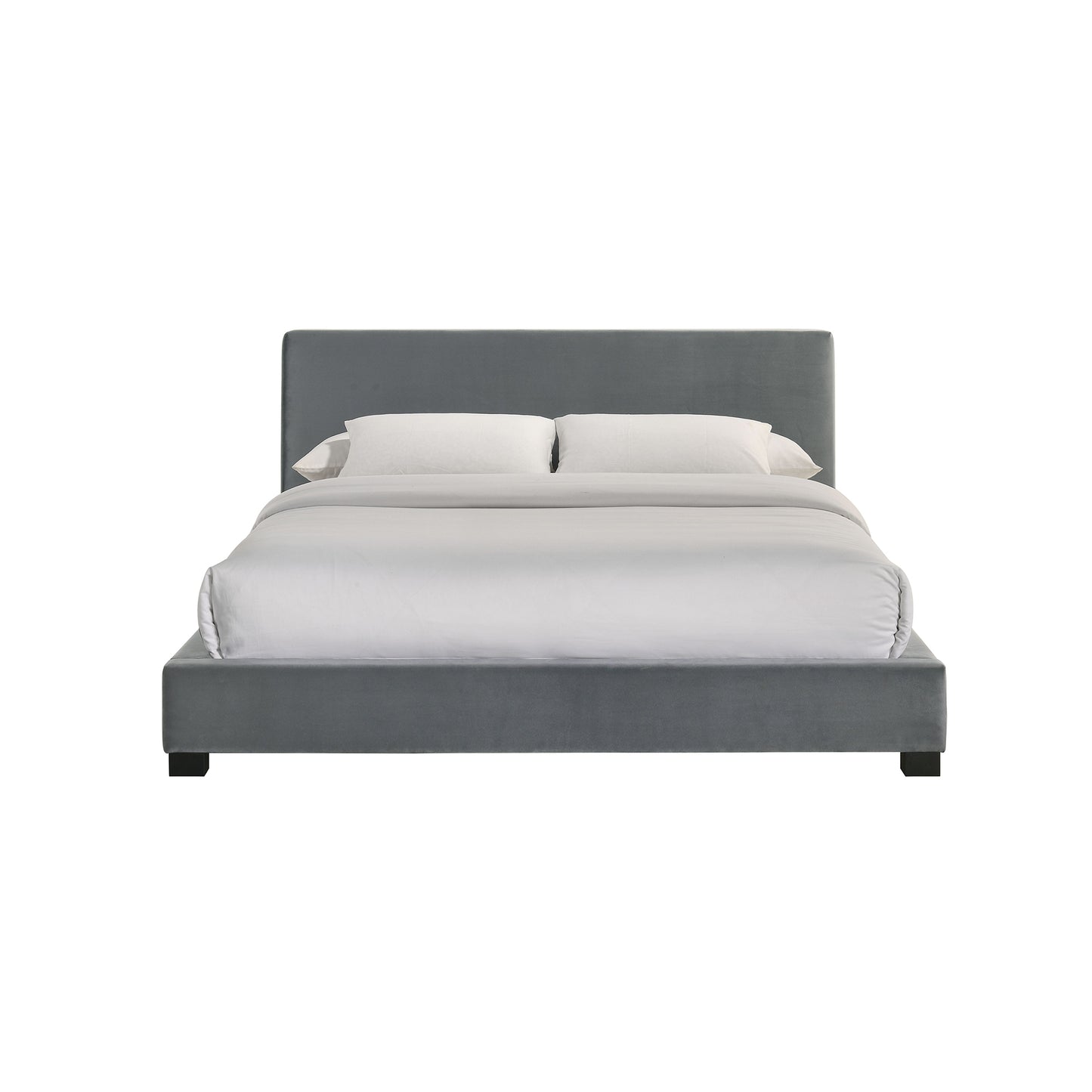 Brookhaven Full UPH Bed in Grey Velvet