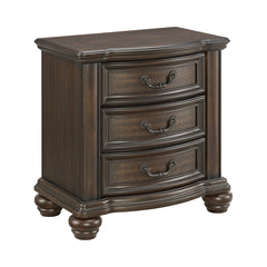 Brunswick King 5PC Bedroom Set with 2 Nightstands, Dresser & Chest in Mahogany