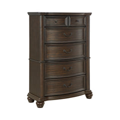 Brunswick King 4PC Bedroom Set with 2 Nightstands & Chest in Mahogany