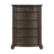 Brunswick 5-Drawer Chest in Mahogany