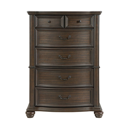 Brunswick 5-Drawer Chest in Mahogany