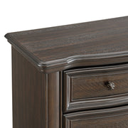 Brunswick King 4PC Bedroom Set with 2 Nightstands & Chest in Mahogany