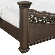Brunswick King 4PC Bedroom Set with 2 Nightstands & Dresser in Mahogany