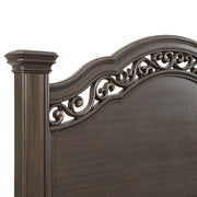Brunswick King 5PC Bedroom Set with 2 Nightstands, Dresser & Chest in Mahogany