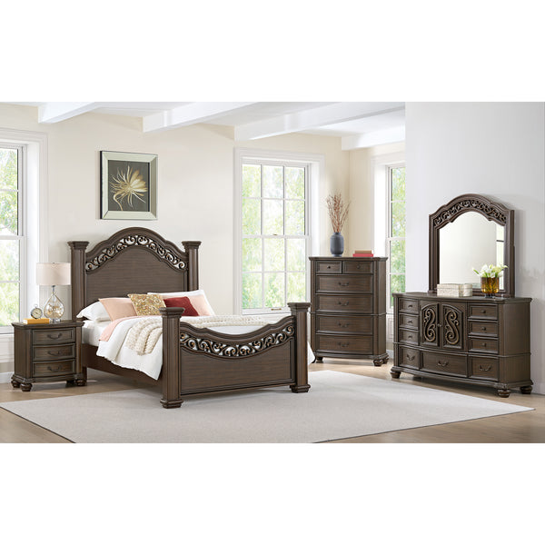Brunswick Queen Panel 3PC Bedroom Set in Mahogany
