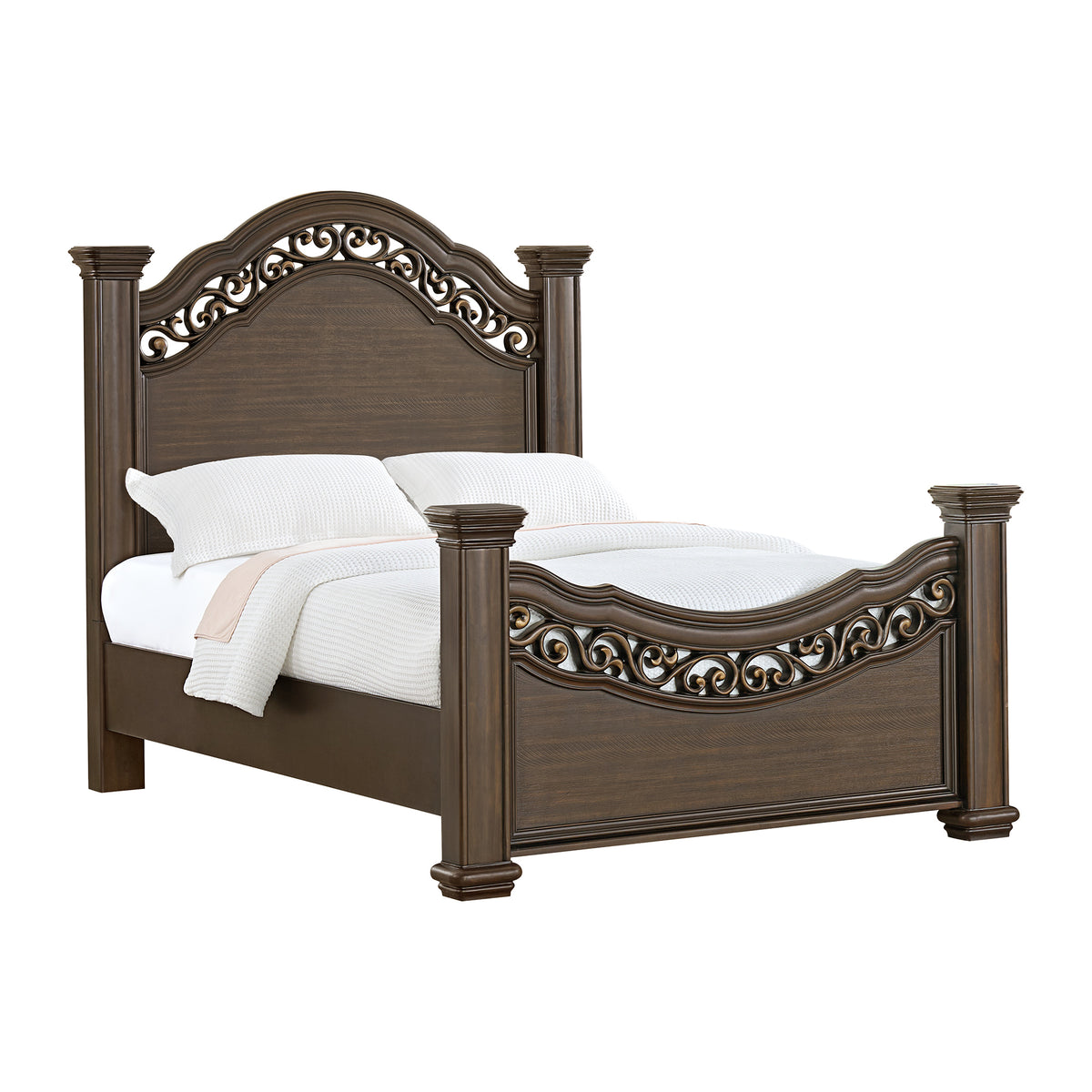Brunswick Queen Panel 3Pc Bedroom Set In Mahogany
