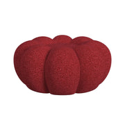 Bubble Swivel Chair & Ottoman in Red