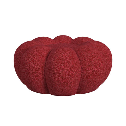 Bubble Swivel Chair & Ottoman in Red