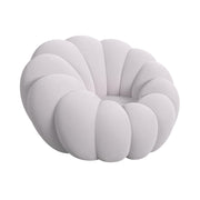 Bubble Swivel Chair And Ottoman In Grey