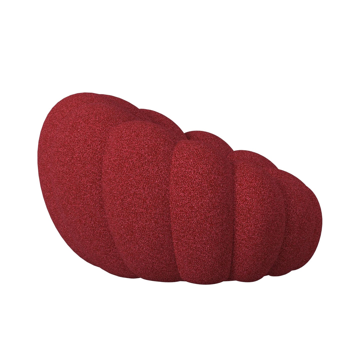 Bubble Swivel Chair & Ottoman in Red