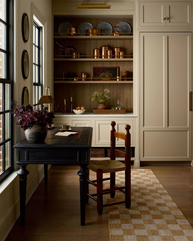 CLV-01 Calvin Apricot/Ivory 6ft Rug
