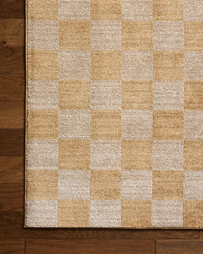 CLV-01 Calvin Apricot/Ivory 6ft Rug