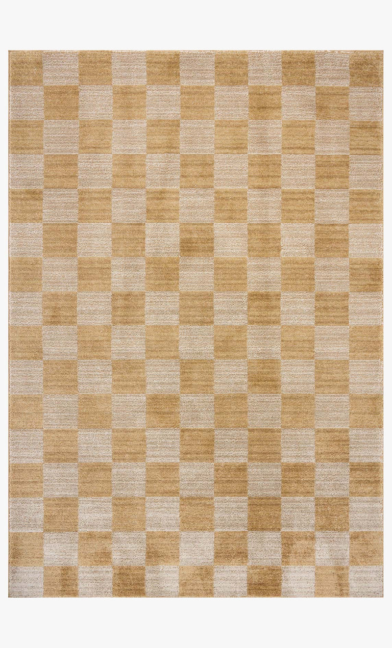 CLV-01 Calvin Apricot/Ivory 6ft Rug