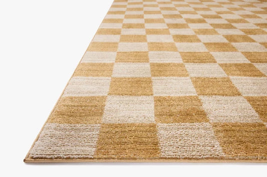 CLV-01 Calvin Apricot/Ivory 6ft Rug