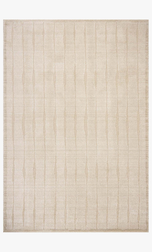 CLV-02 Calvin Ivory/Oatmeal 6ft Rug