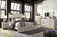 Cambeck Panel 6PC Bedroom Set with 2 Nightstands