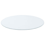 25-inch 8mm Round Clear Tempered Glass Top