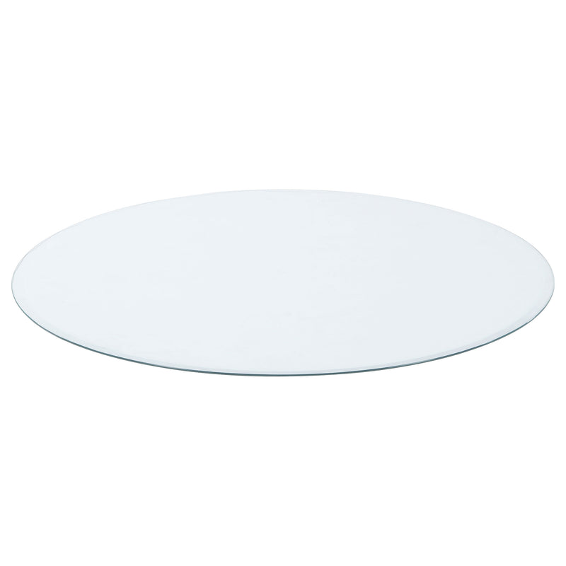 25-inch 8mm Round Clear Tempered Glass Top