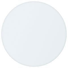 25-inch 8mm Round Clear Tempered Glass Top