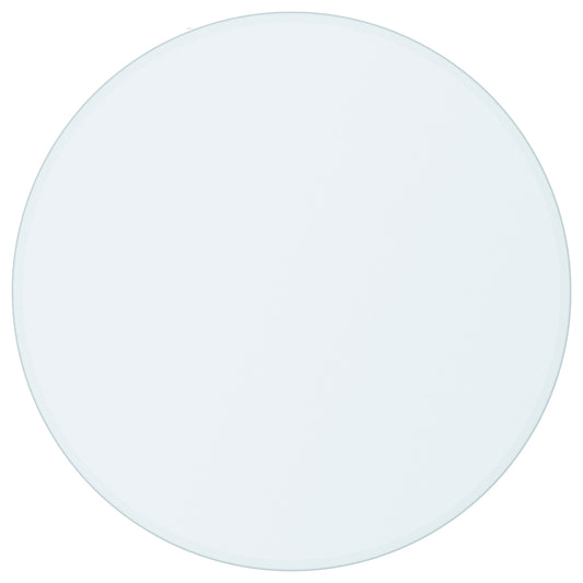 48-inch 6mm Round Clear Tempered Glass Top