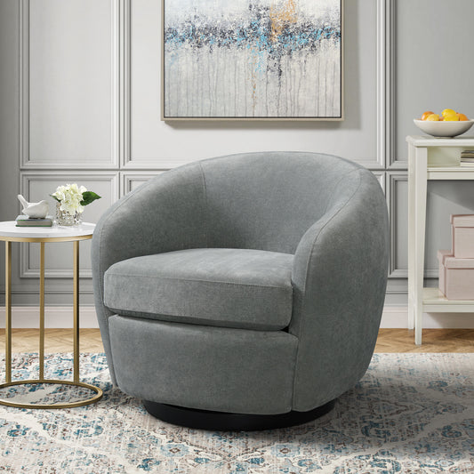 Chanel Swivel Chair in Bristo Grey