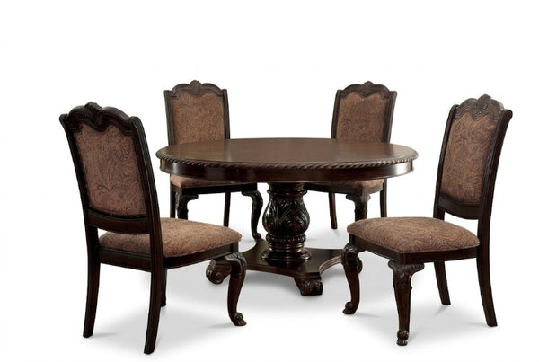 Bellagio 5PC Fabric Dining Table Set