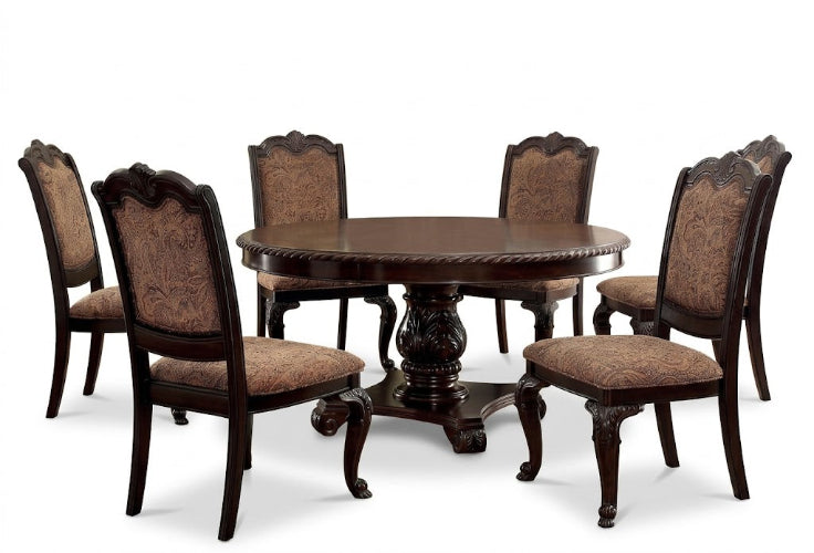 Bellagio 7PC Fabric Dining Table Set