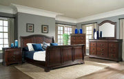 Cameron 2-Drawer Cherry Nightstand
