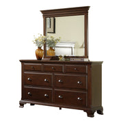 Canton Cherry Queen Storage 4PC Bedroom Set