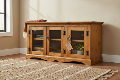 Zespi Wooden Rustic Cabinet