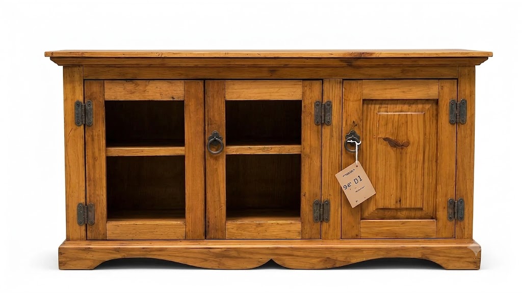 Zespi Wooden Rustic Cabinet