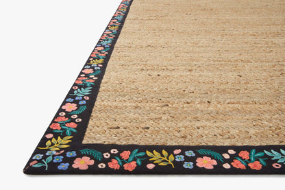 Rifle Paper Co. x Loloi Costa COS-01 Natural/Negro