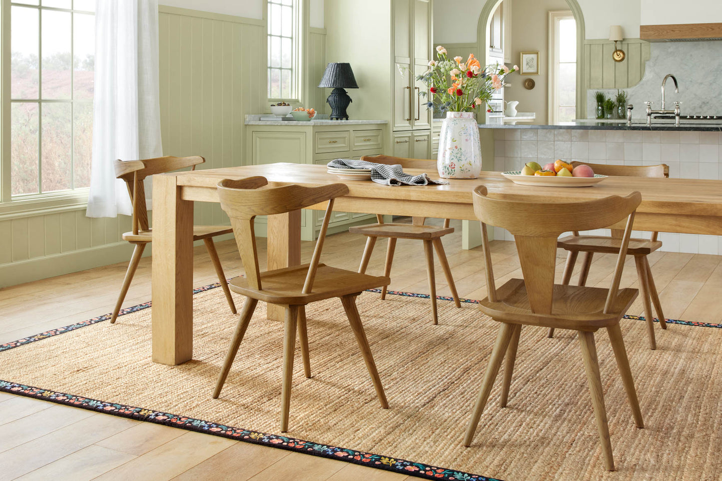 Rifle Paper Co. x Loloi Costa COS-01 Natural/Negro