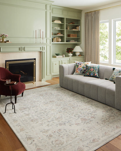 Rifle Paper Co. x Loloi Courtyard COU-01 Amarillo/Multicolor