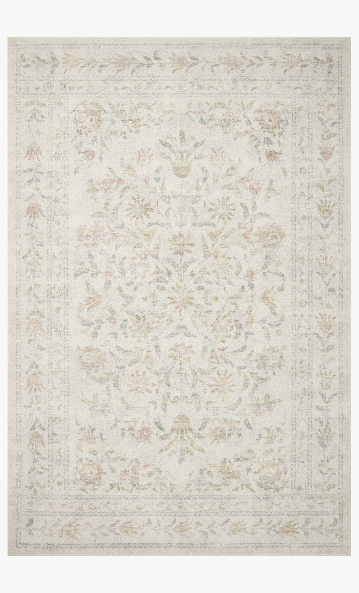 Rifle Paper Co. x Loloi Courtyard COU-01 Amarillo/Multicolor