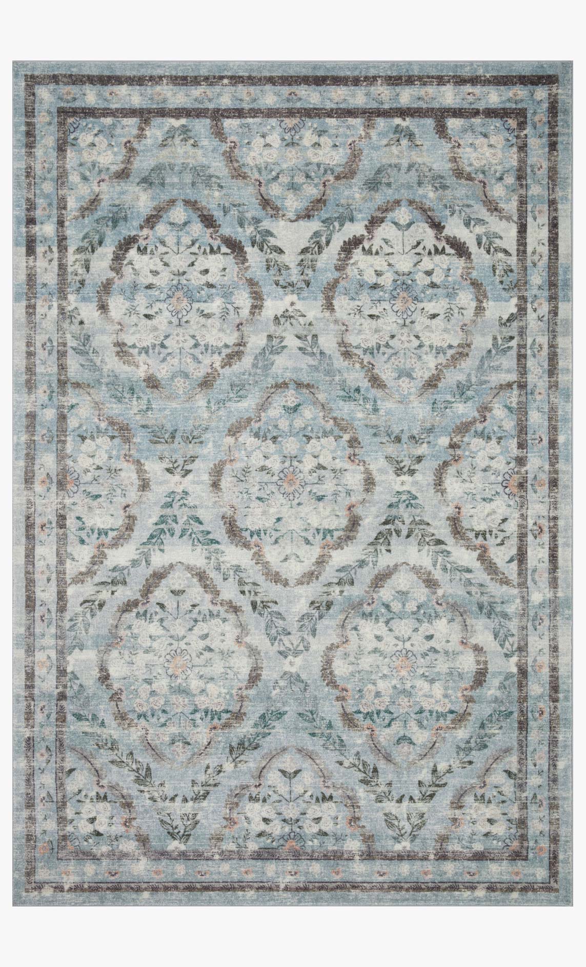 Rifle Paper Co. x Loloi Courtyard COU-02 Azul