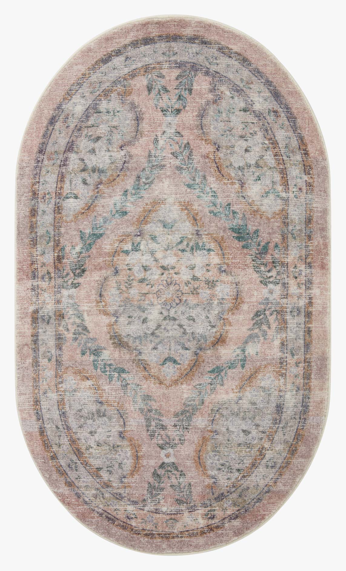 Rifle Paper Co. x Loloi Courtyard COU-02 Blush