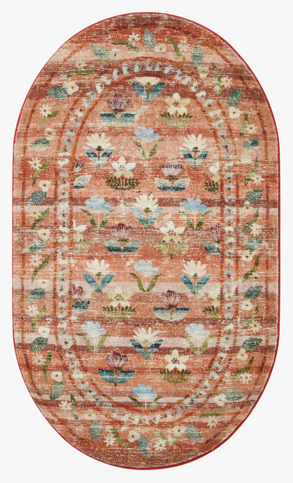 Rifle Paper Co. x Loloi Courtyard COU-05 Terracotta