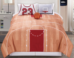 Courtside Twin Comforter Set Cat Kid B (3 PC)