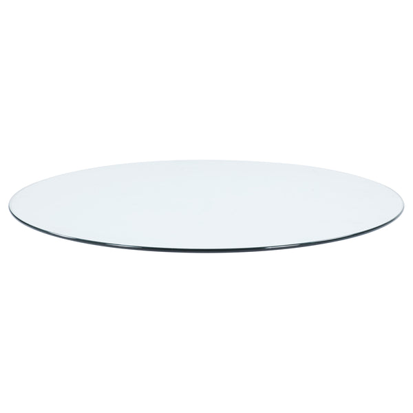 48-inch 10mm Round Clear Tempered Glass Top