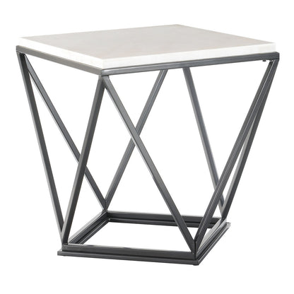 Riko End Table w/ Metal Leg