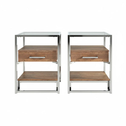 Matrix End Table (Set of 2)