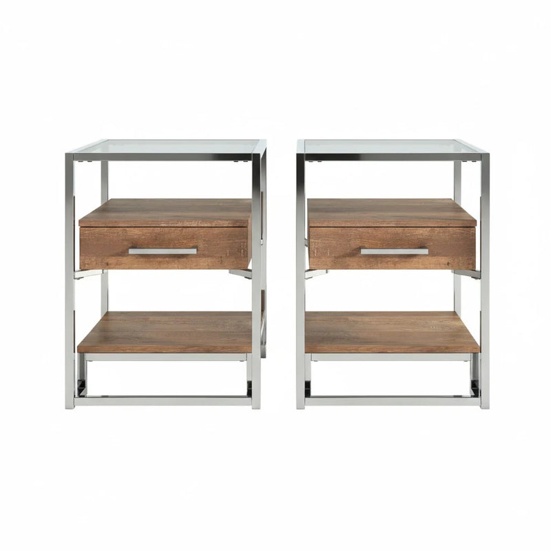Matrix End Table (Set of 2)