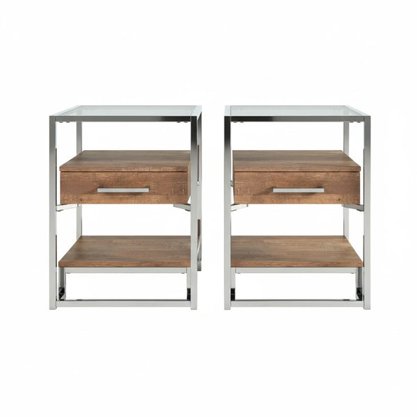 Matrix End Table (Set of 2)