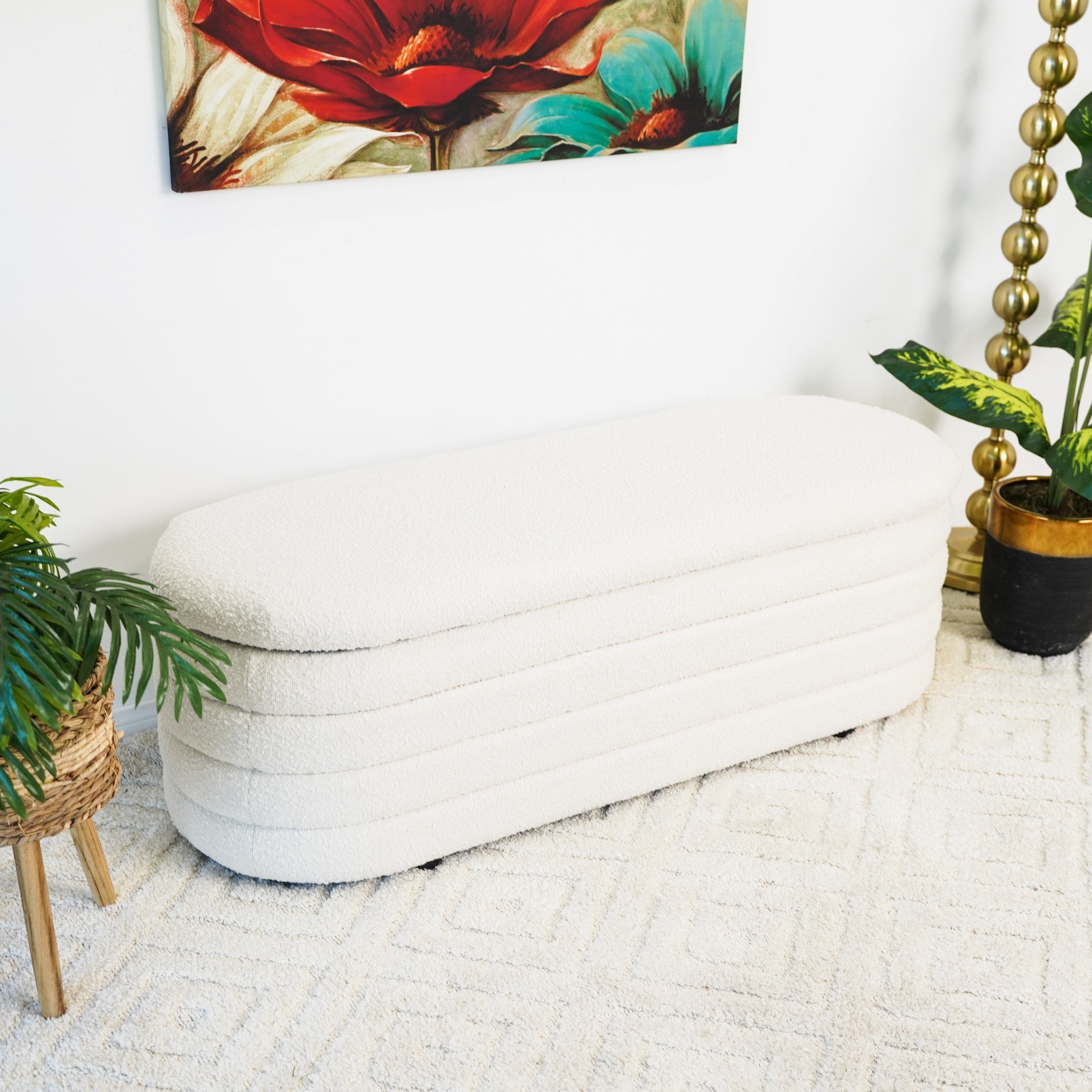 Ashcroft Imports Cabana Bench - Thumbnail 3