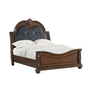 Cadenza Upholstered Bed With Black Pu
