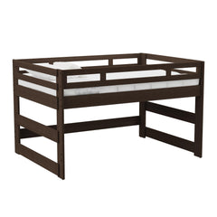 Cali Kids Complete Full Junior Loft Bed in Brown