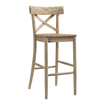 (D680-21) Callista- 30'' Barstool- Beach/Natural