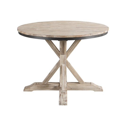 (D680-30) Callista- Round Dining Table- Beach/Natural